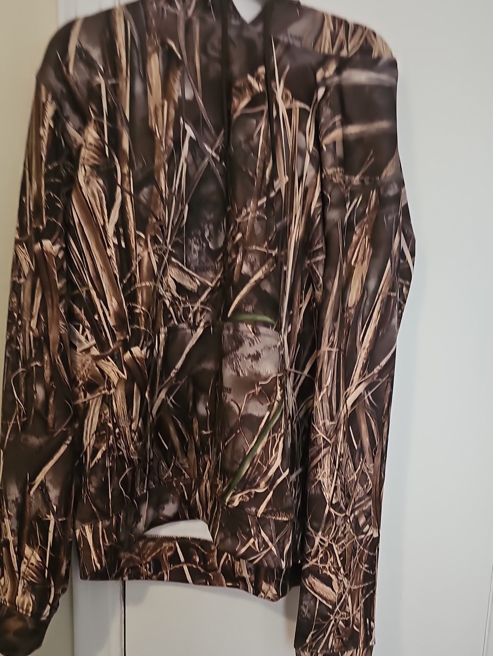 Hunter Brown and Green Camouflage Hunting Jacket